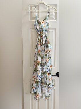 Tropical Hi Lo Maxi dress